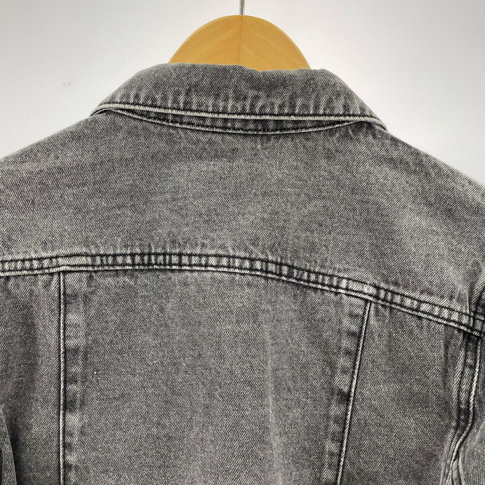 デニムジャケット OVERDYED ZIP UP DENIM JACKET BLK M M ブラック