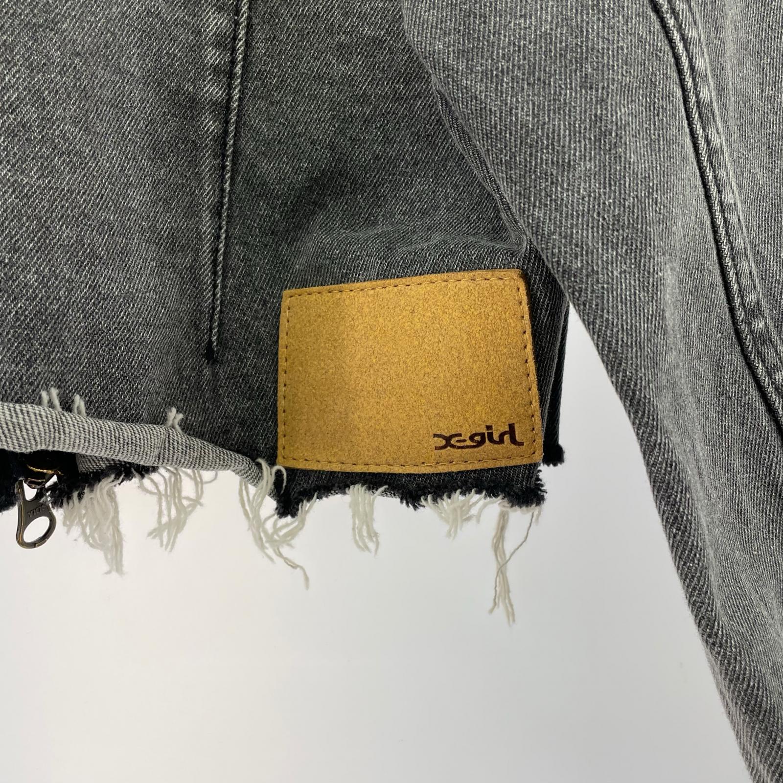 デニムジャケット OVERDYED ZIP UP DENIM JACKET BLK M M ブラック