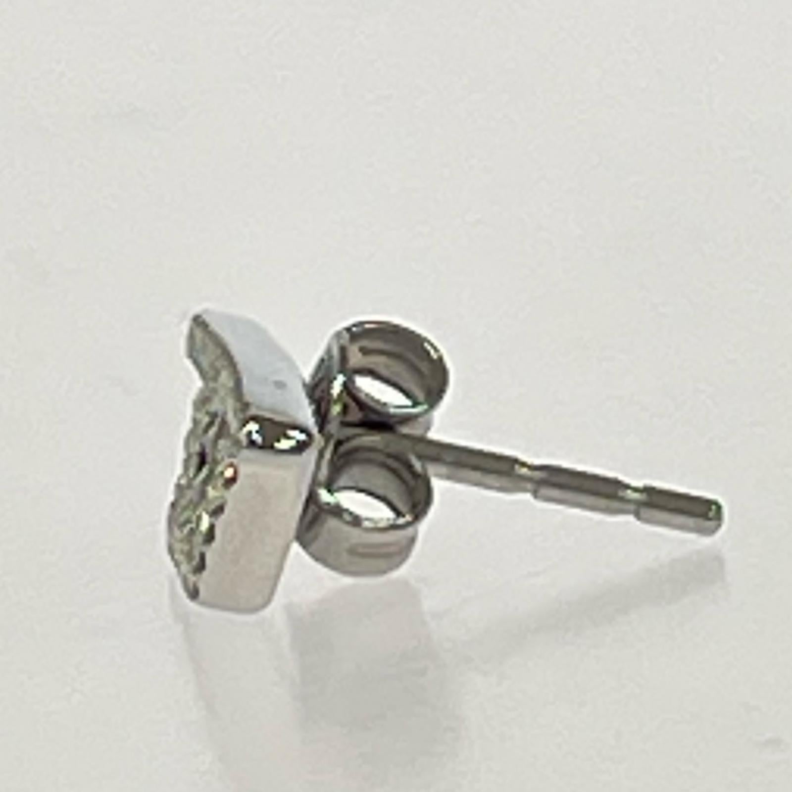 その他アクセサリー Dロゴ 片耳 ピアス シルバー