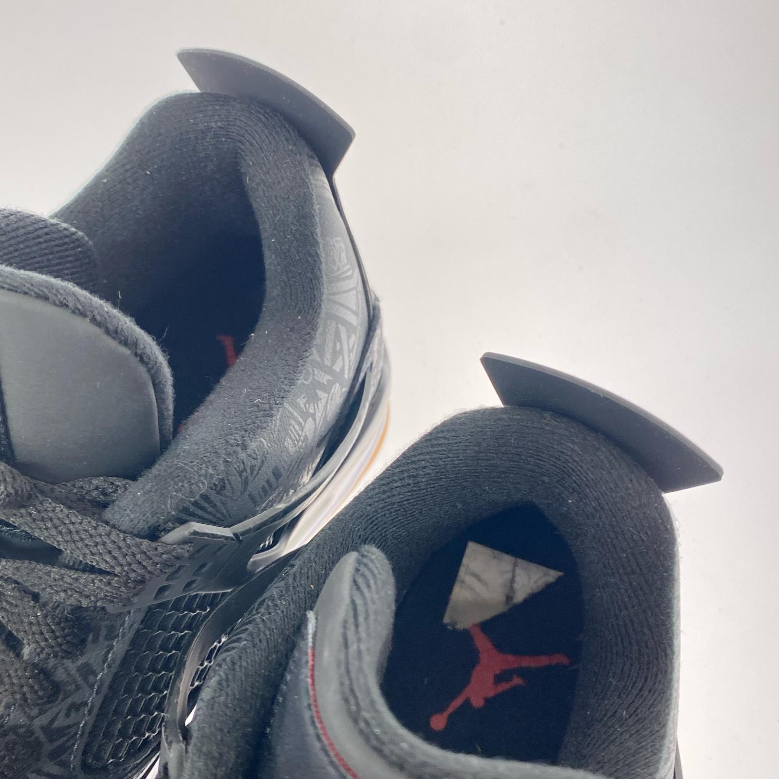 スニーカー AirJordan 4 Retro "Laser Black/Gum" 27cm 27cm (US9 UK8 1/2 EU44) ブラック