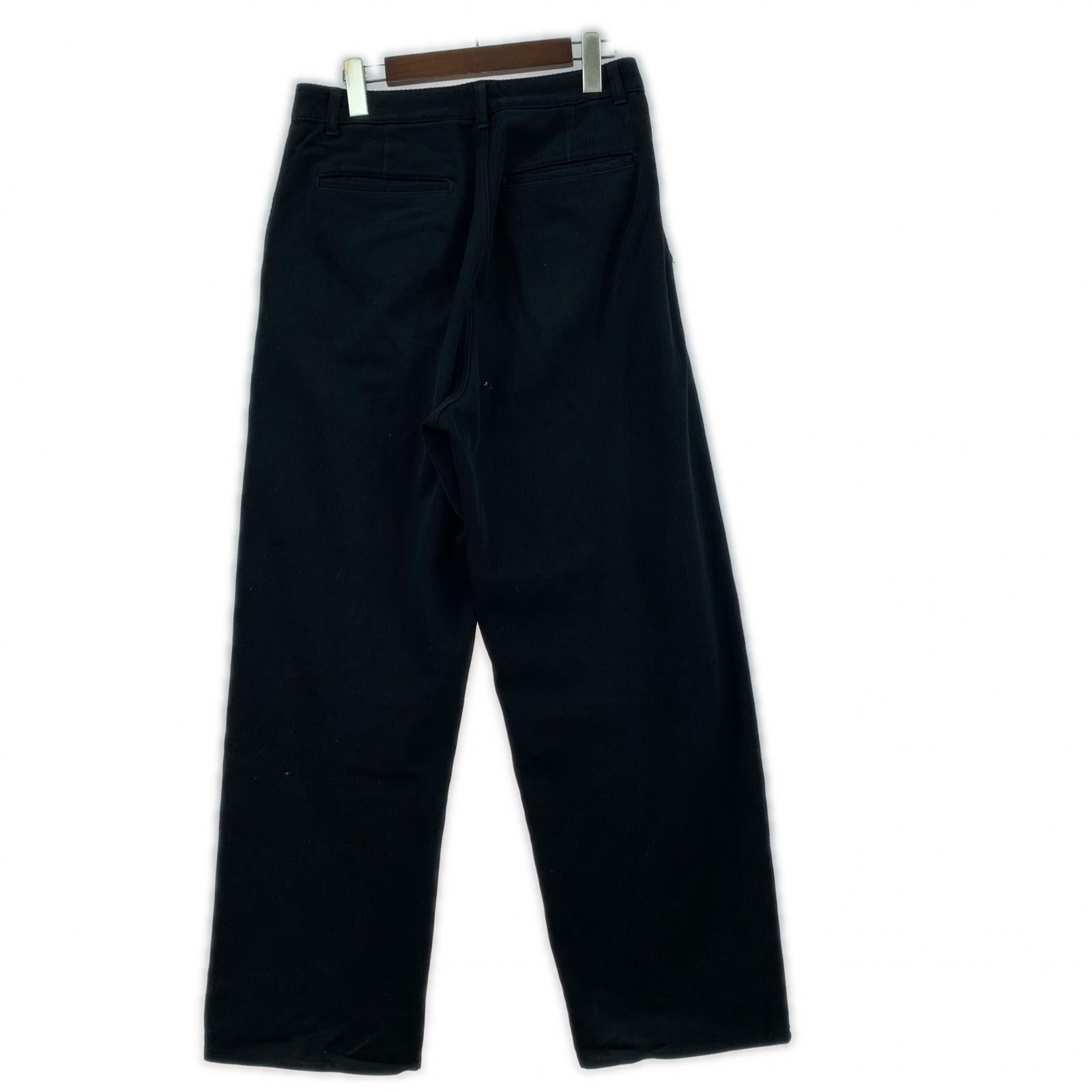 パンツ HARD TWILL TWO TUCK PANTS 黒 1 ブラック