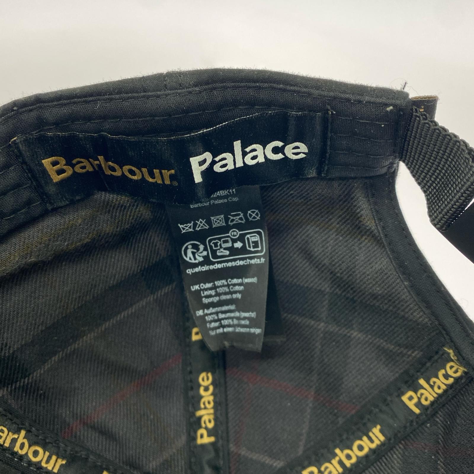 キャップ ×Barbour キャップ 黒 ブラック