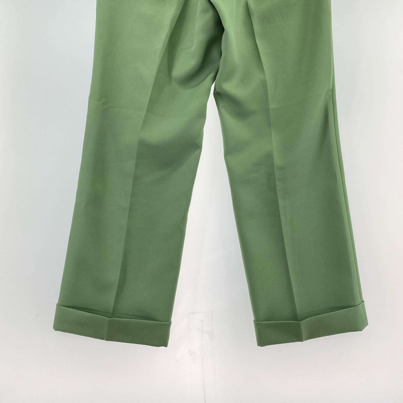 パンツ KAIKO ストレートスラックス 2 GRN 2 グリーン