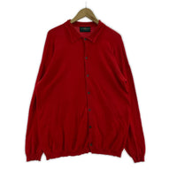 カーディガン 90s ALAN PAINE コットンカーディガンシャツ RED 54 レッド