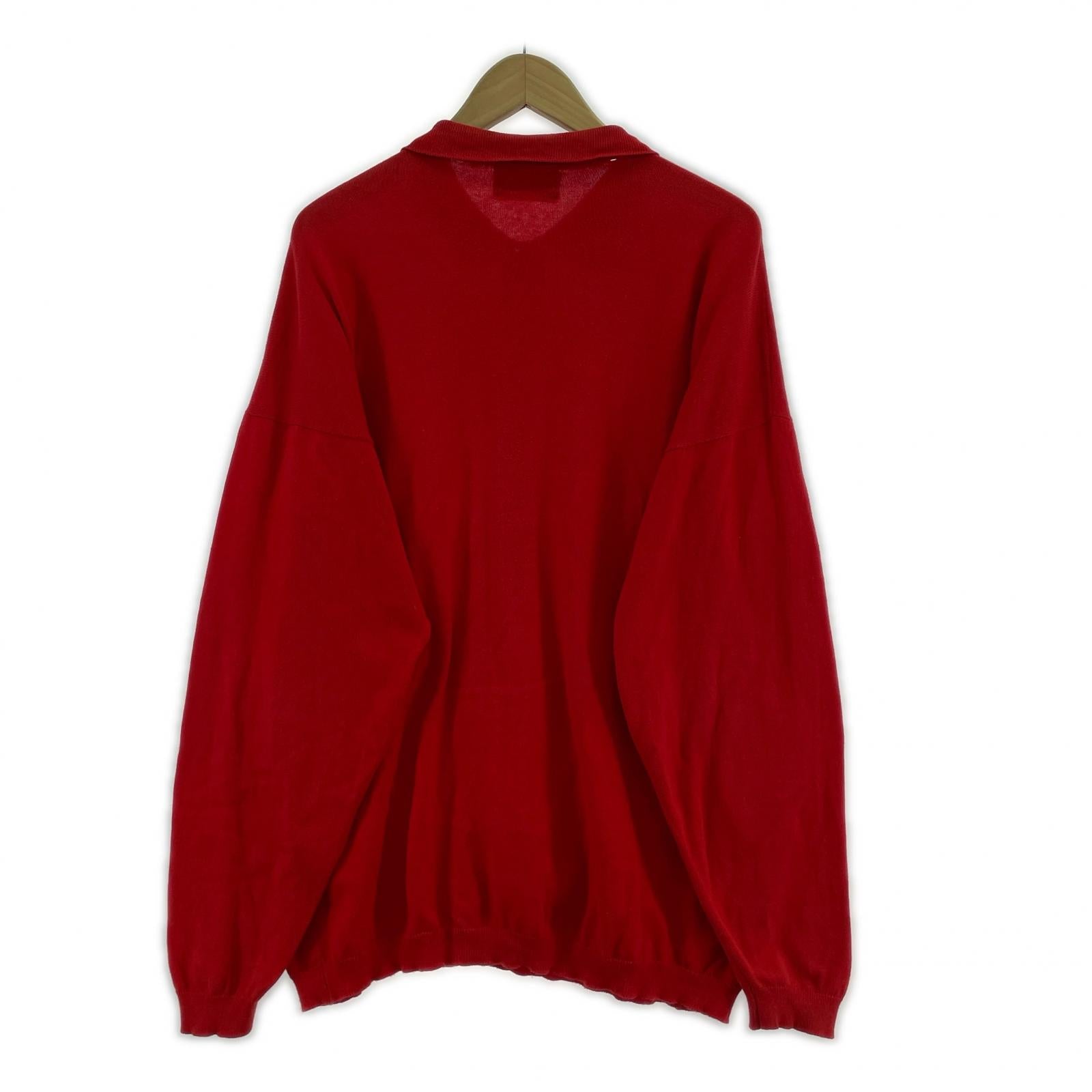 カーディガン 90s ALAN PAINE コットンカーディガンシャツ RED 54 レッド