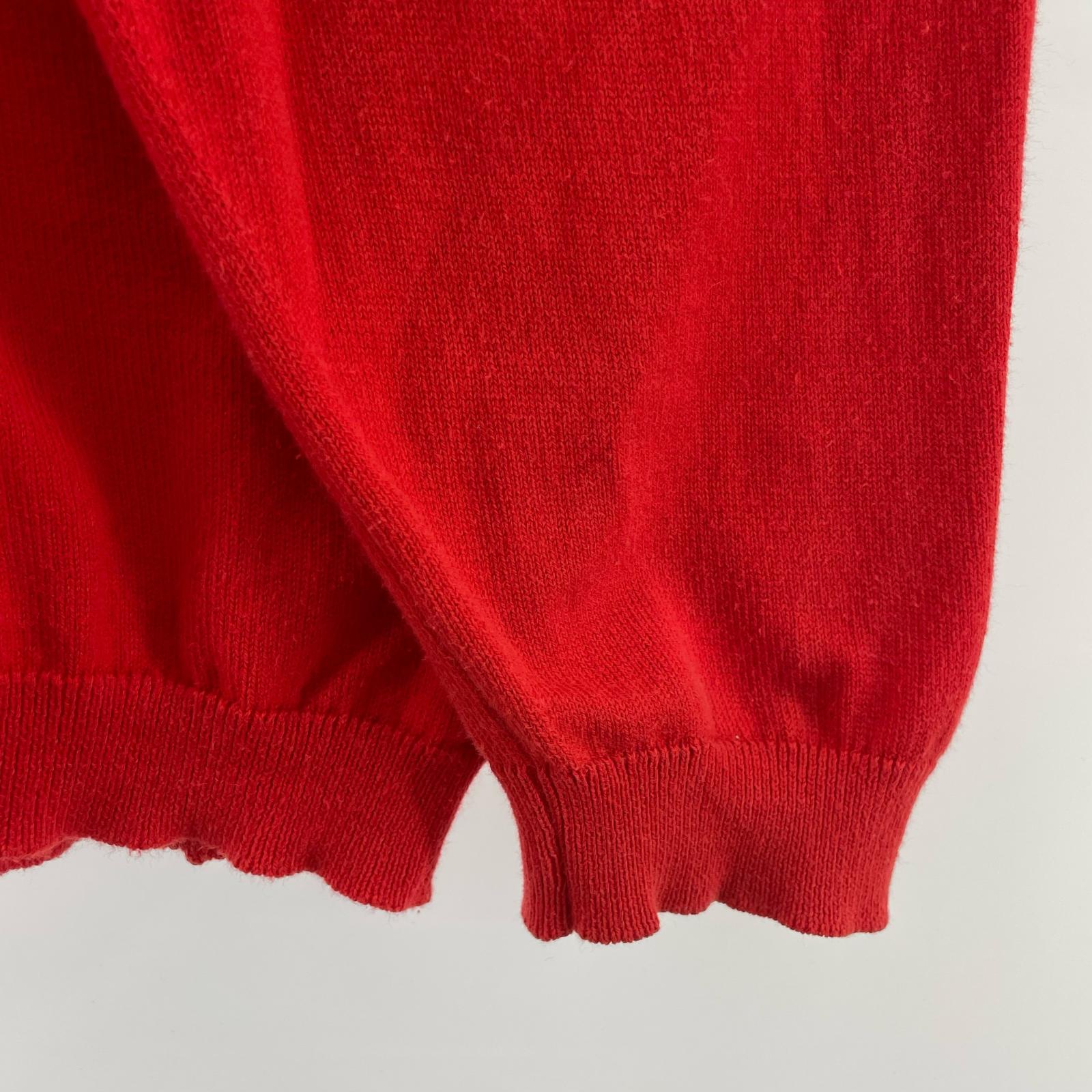 カーディガン 90s ALAN PAINE コットンカーディガンシャツ RED 54 レッド