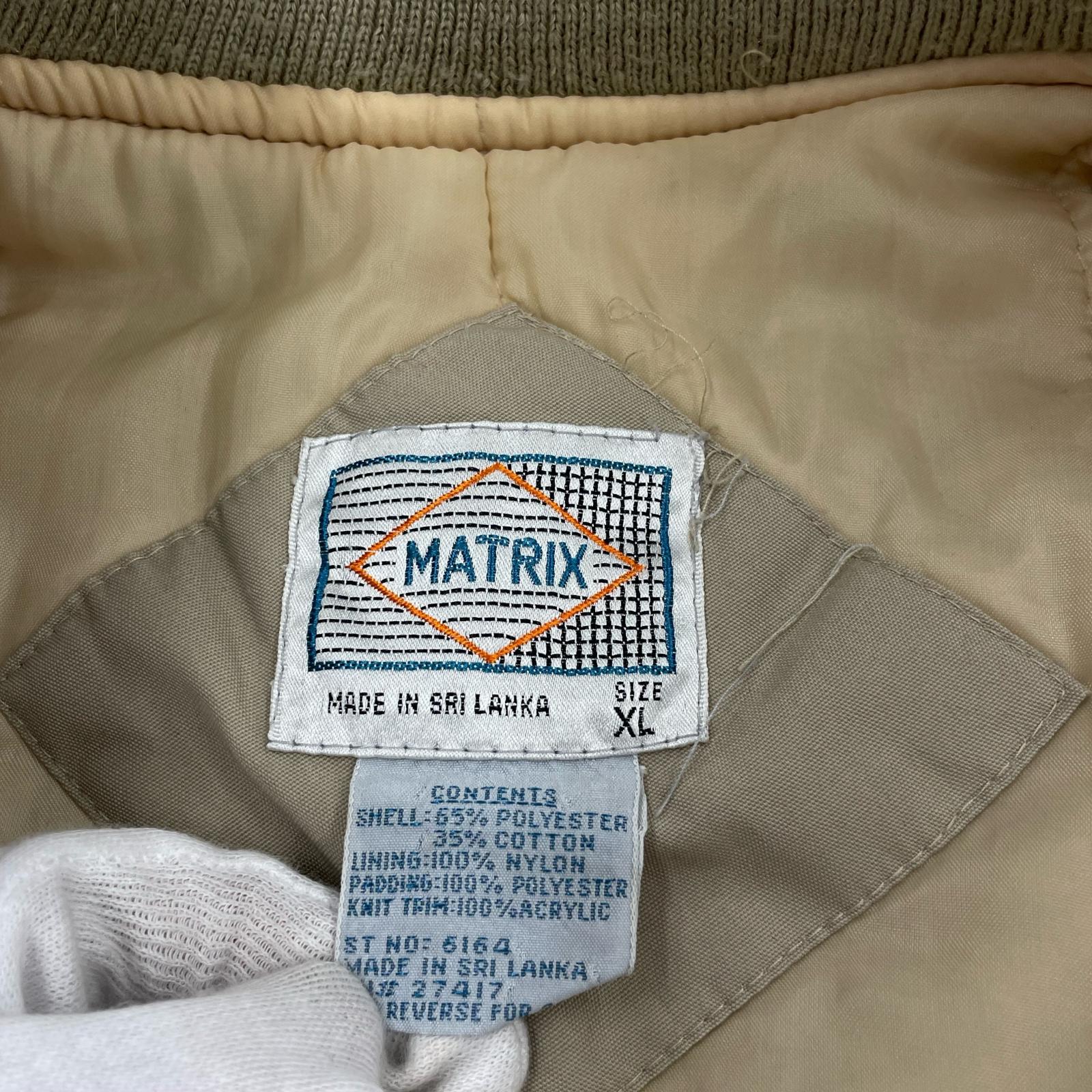 ジャケット matrix ボンバー ベージュ