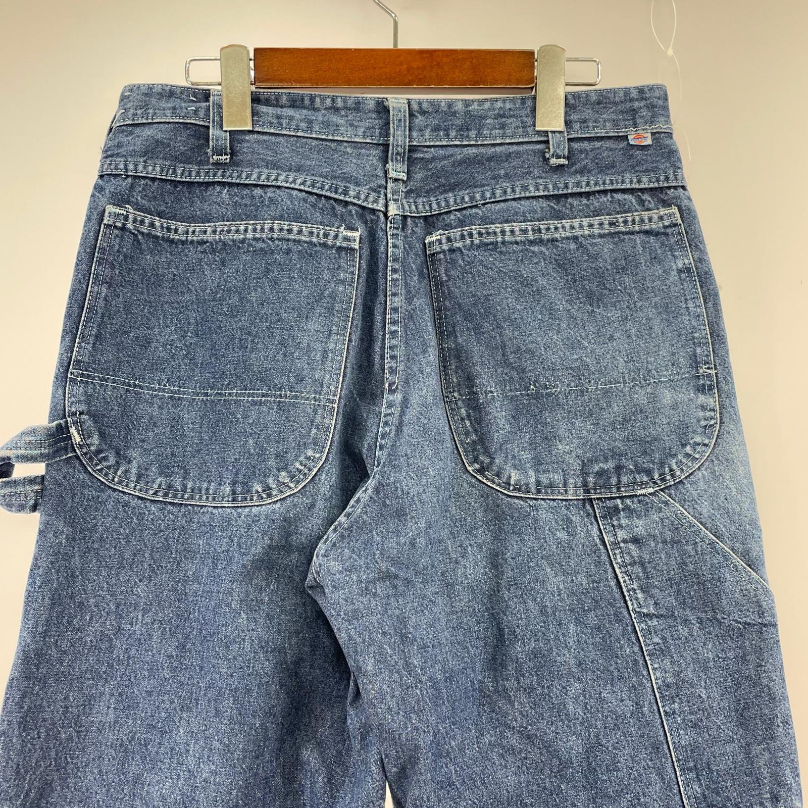デニムパンツ 80S チビタグ ペインター 32×34 32 ブルー