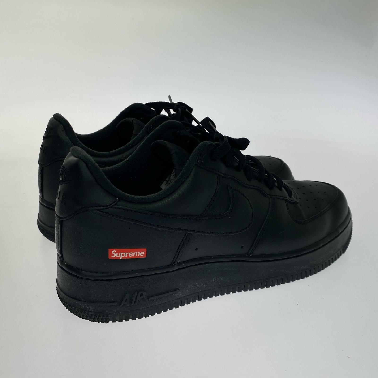 スニーカー NIKE×SUPREME AIR FORCE 1 LOW SP 27cm (US9 UK8 1/2 EU44) ブラック