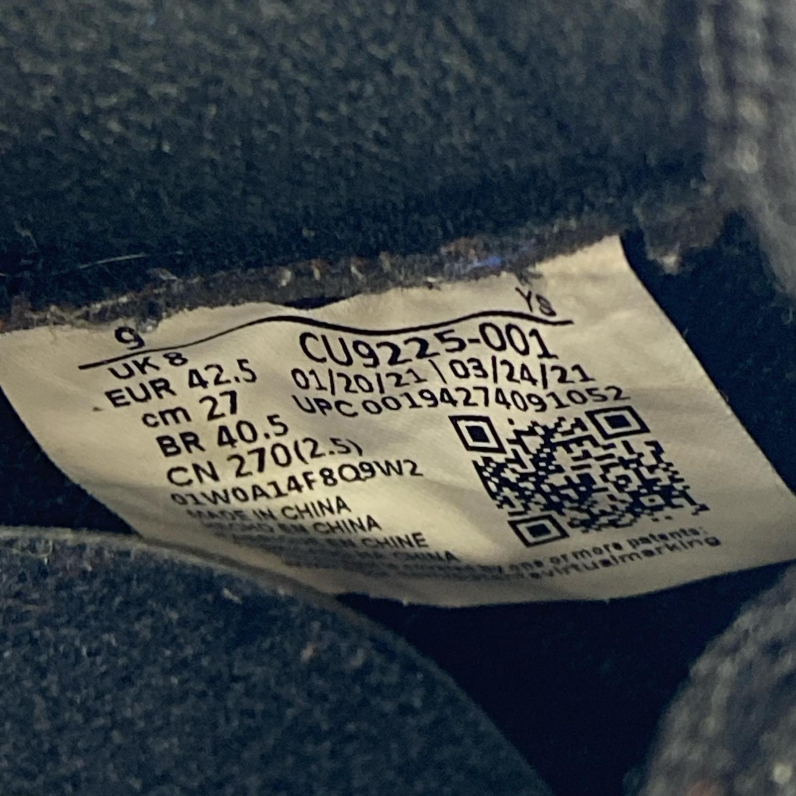 スニーカー NIKE×SUPREME AIR FORCE 1 LOW SP 27cm (US9 UK8 1/2 EU44) ブラック