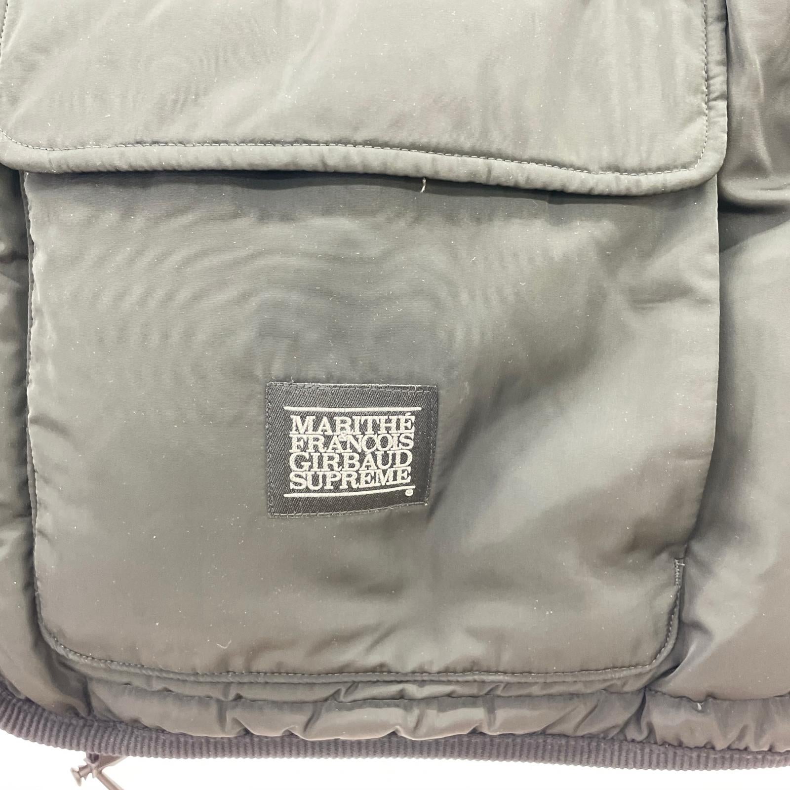 ダウンベスト ×MARITHE FRANCOIS GIRBAUD ダウンベスト 黒 L ブラック