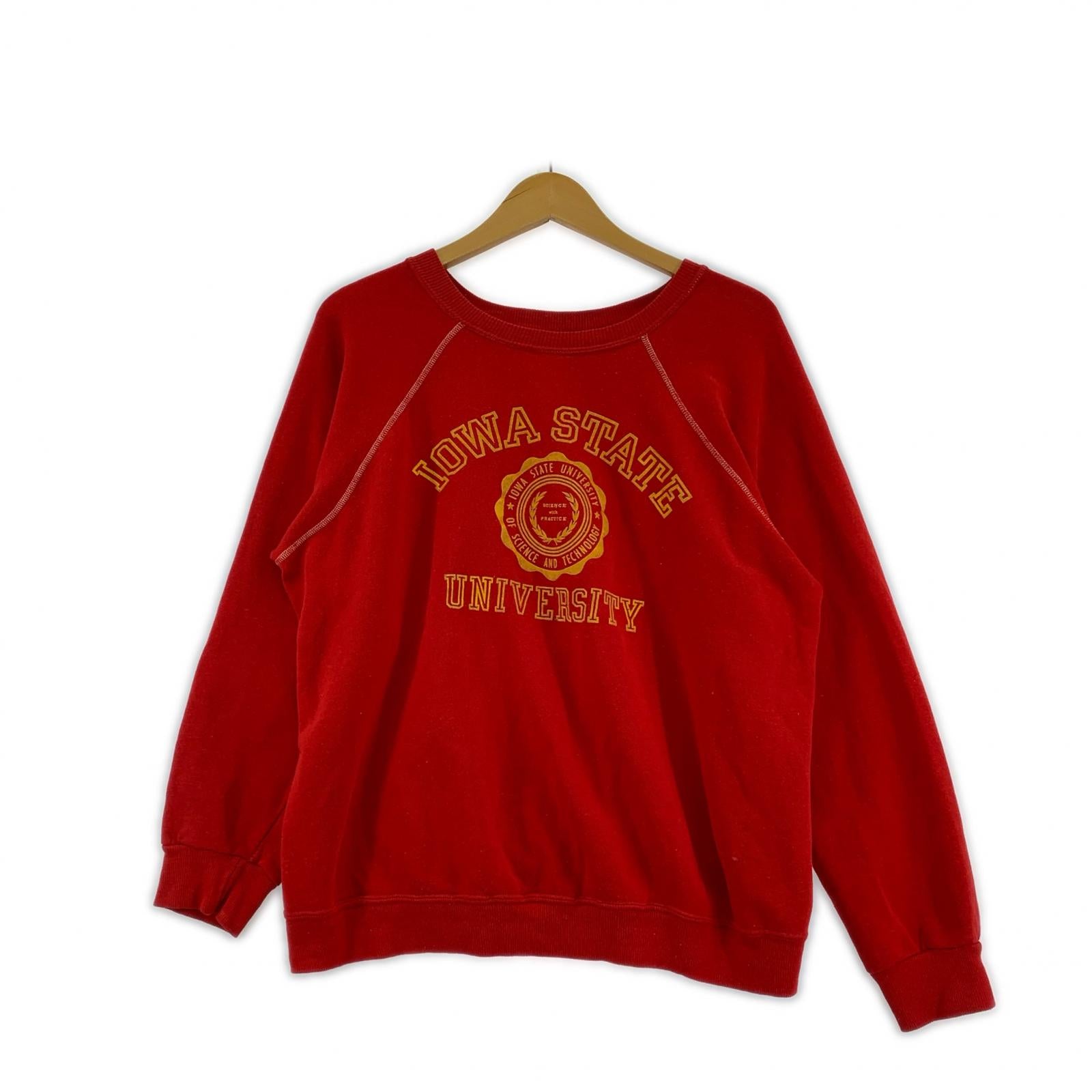 スウェット 70s Collegiate Pacific Made in USA レッド
