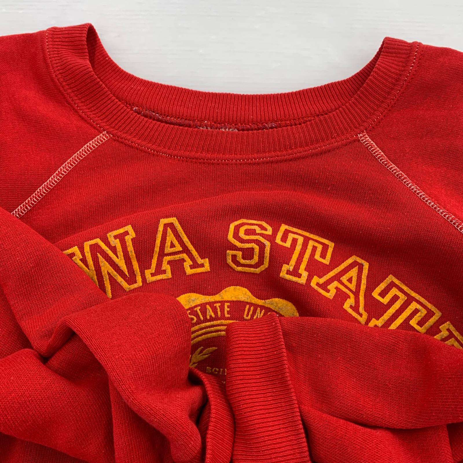 スウェット 70s Collegiate Pacific Made in USA レッド