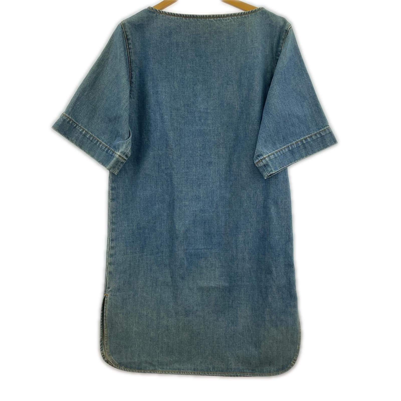 ワンピース STELLA McCARTNEY 半袖ワンピース 40 ブルー