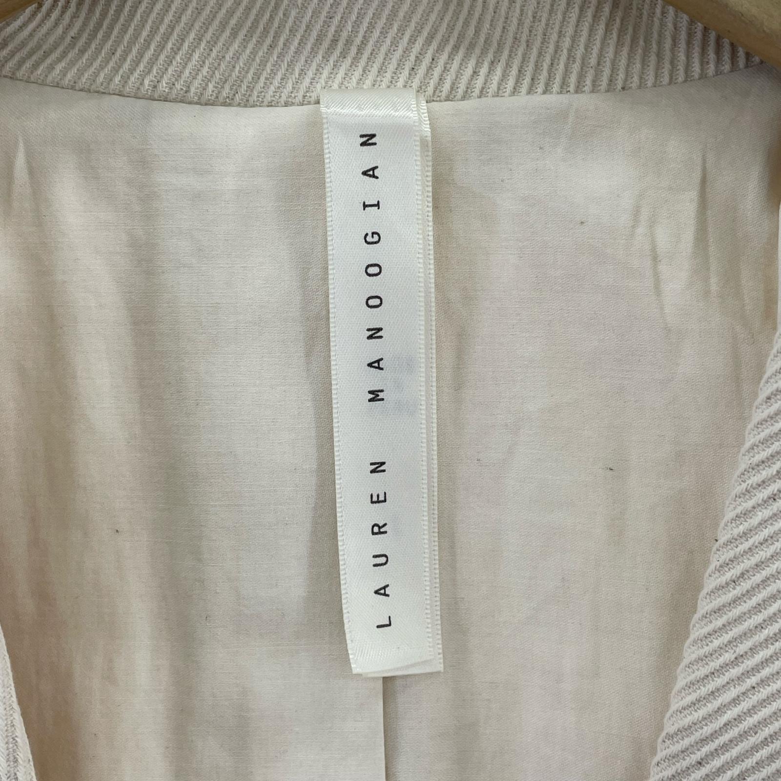 テーラードジャケット Lauren Manoogian TWILL BLAZER ジャケット(1) 1 ホワイト