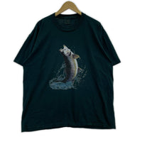 半袖Tシャツ 90s ONEITA ニジマス 緑 グリーン