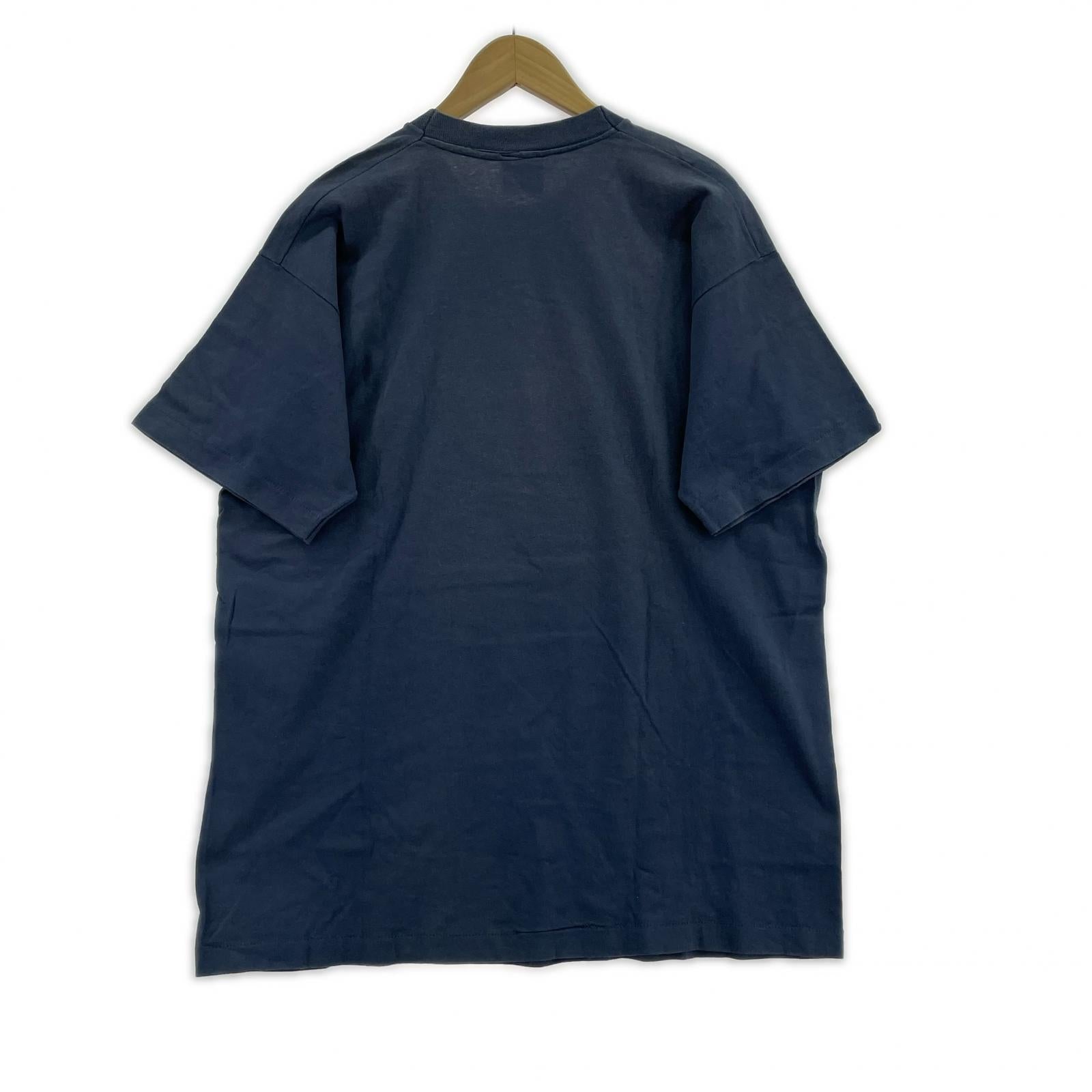 半袖Tシャツ 90s USA製 サークルロゴ SSTEE XL ネイビー ネイビー