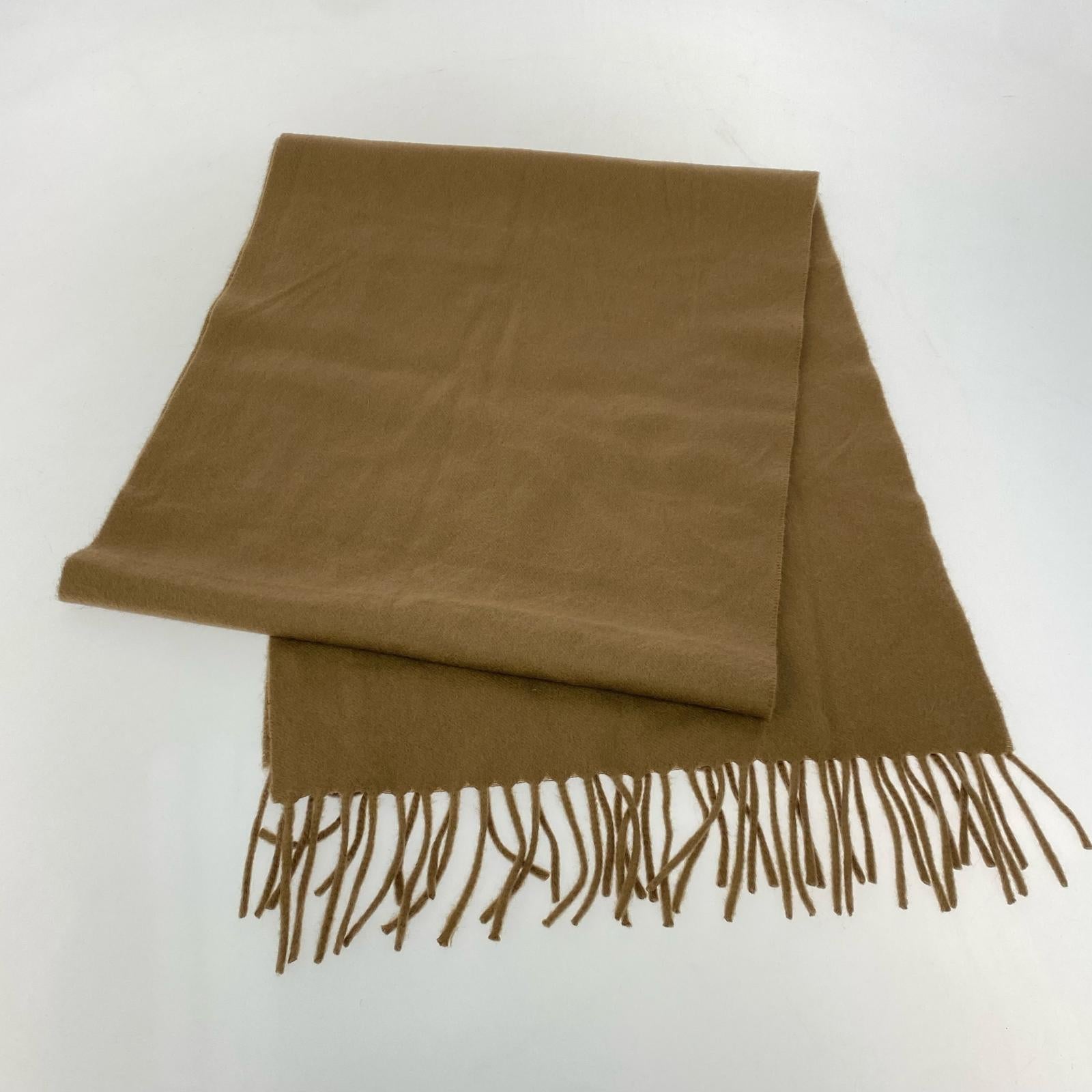 その他アクセサリー カシミヤマフラー ベージュ