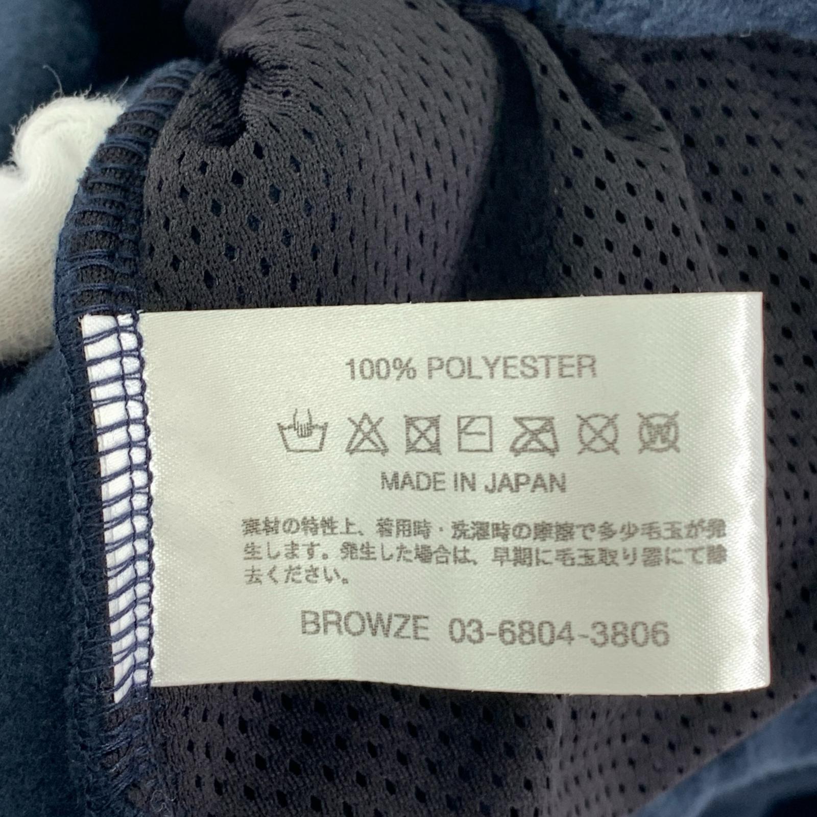ジャケット 25AW フリースジャケット 紺