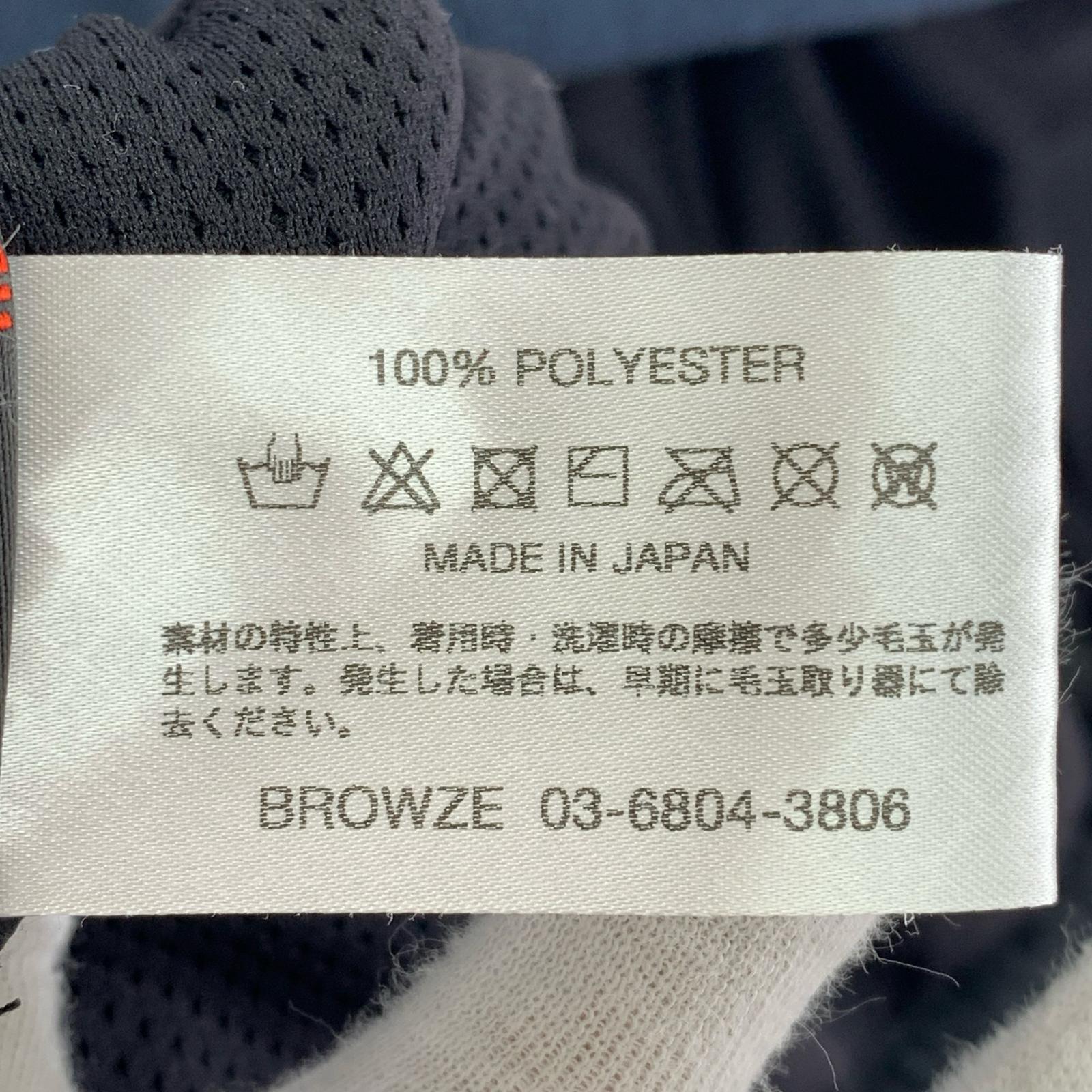 ジャケット 24AW フリースジャケット POLARTEC 紺