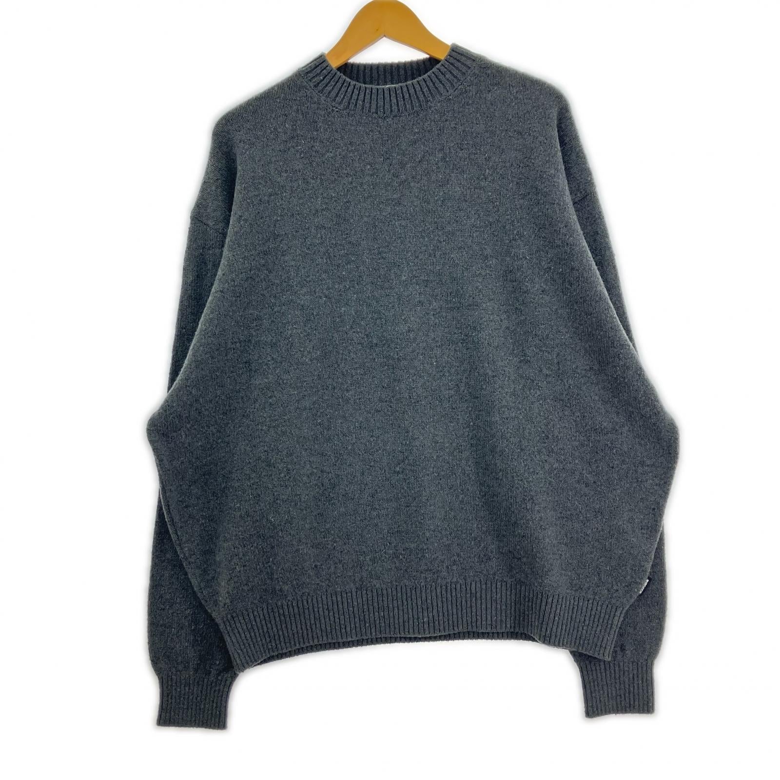 ニット everyone 25AW ウールニット グレー L グレー