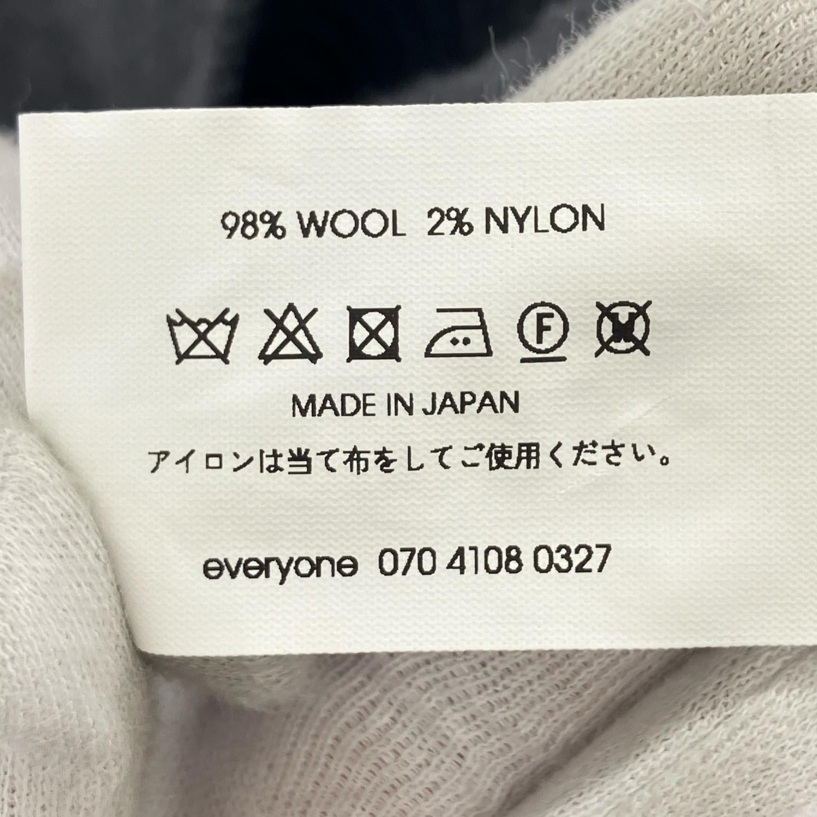 ニット everyone 25AW ウールニット グレー L グレー