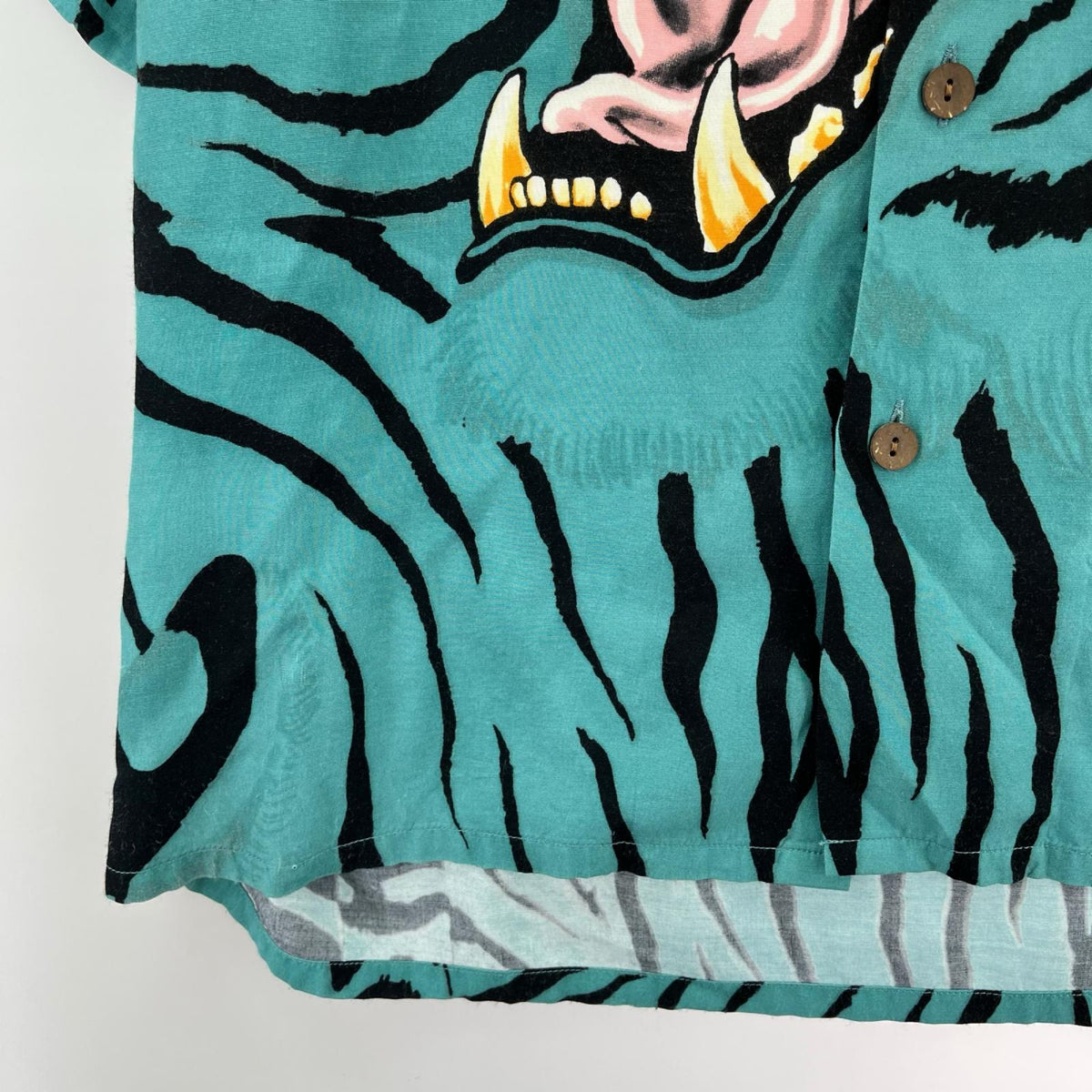 長袖シャツ TIM LEHI / S/S HAWAIIAN SHIRT(XS) グリーン