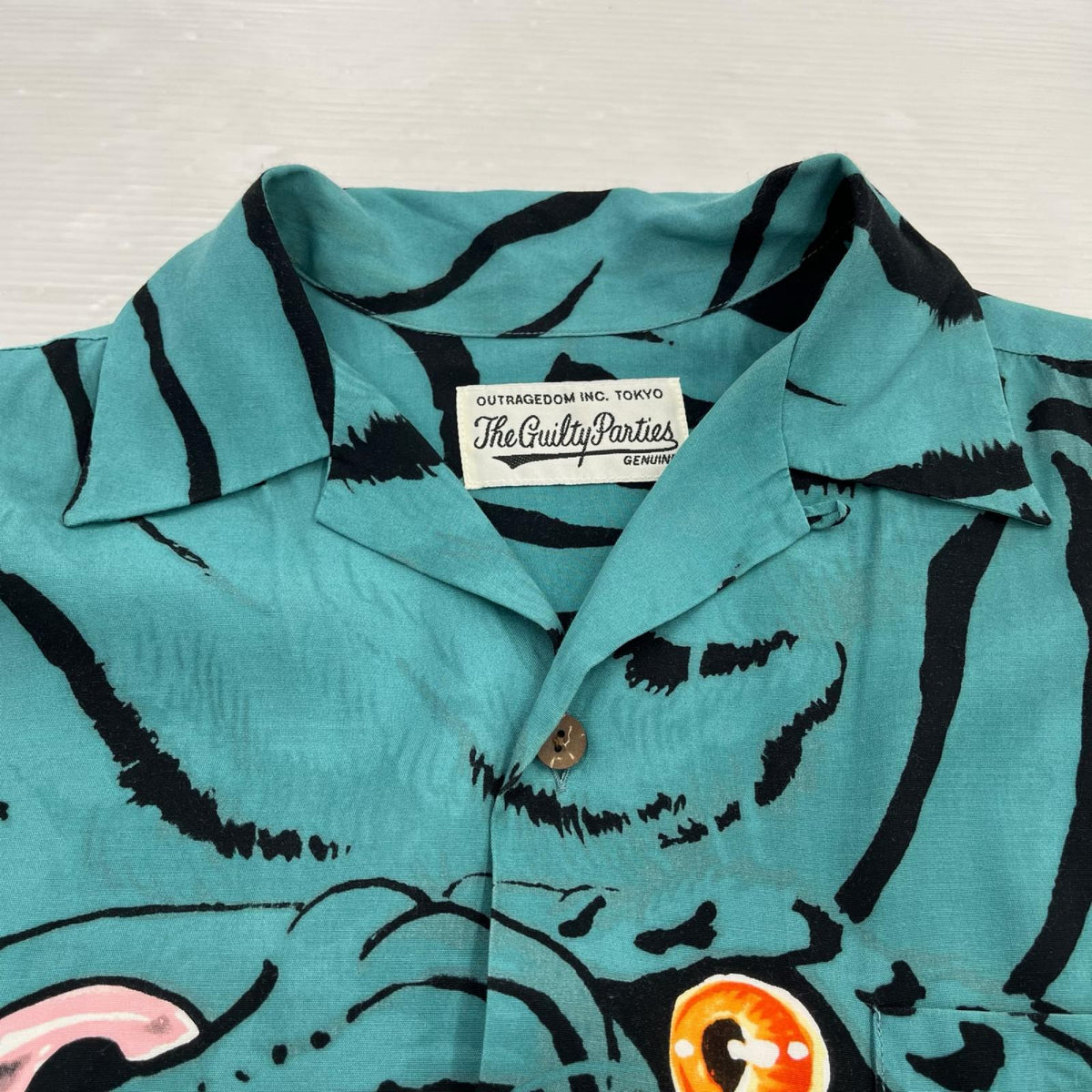 長袖シャツ TIM LEHI / S/S HAWAIIAN SHIRT(XS) グリーン