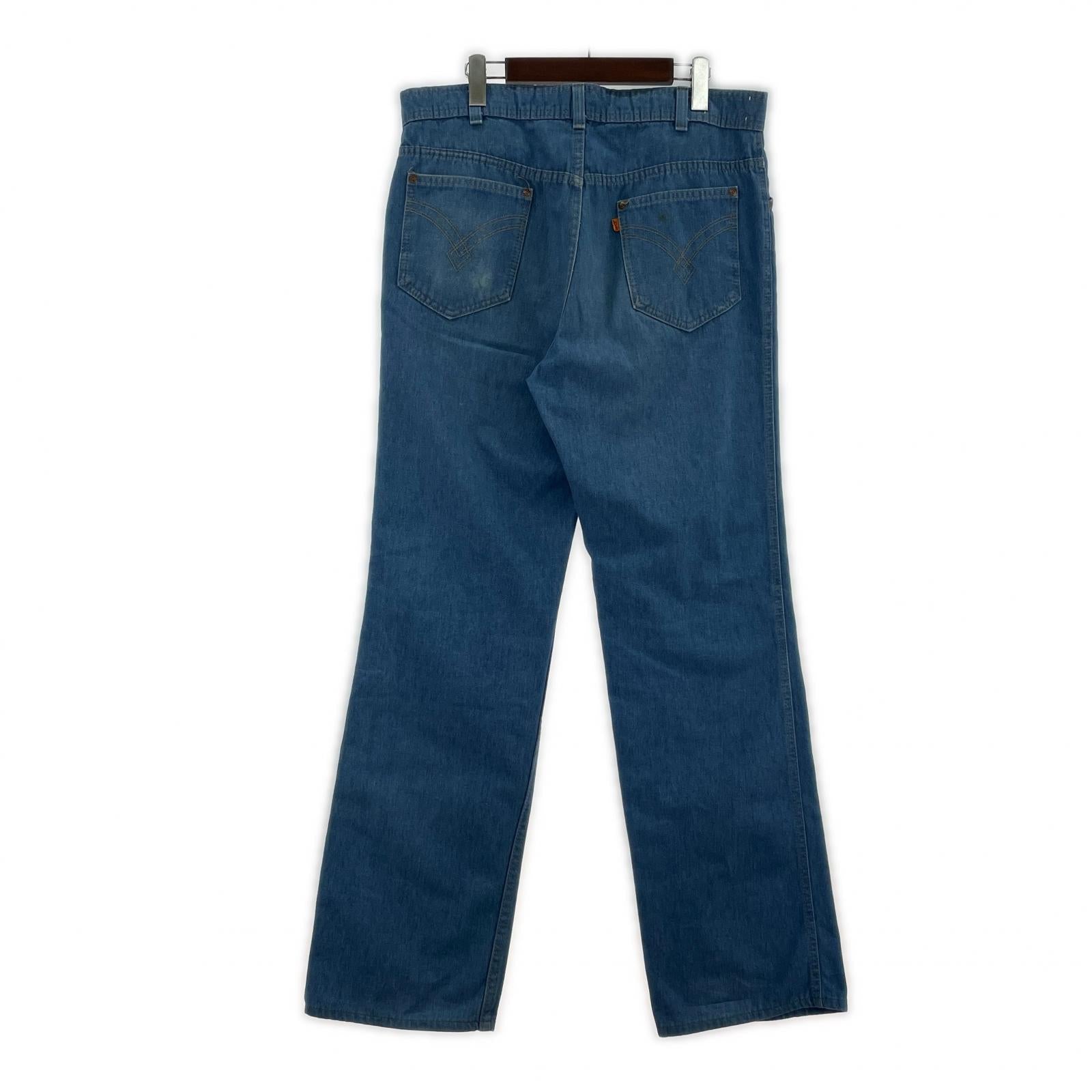 デニムパンツ 80s LEVIS FOR MEN オレンジタブ ブルー