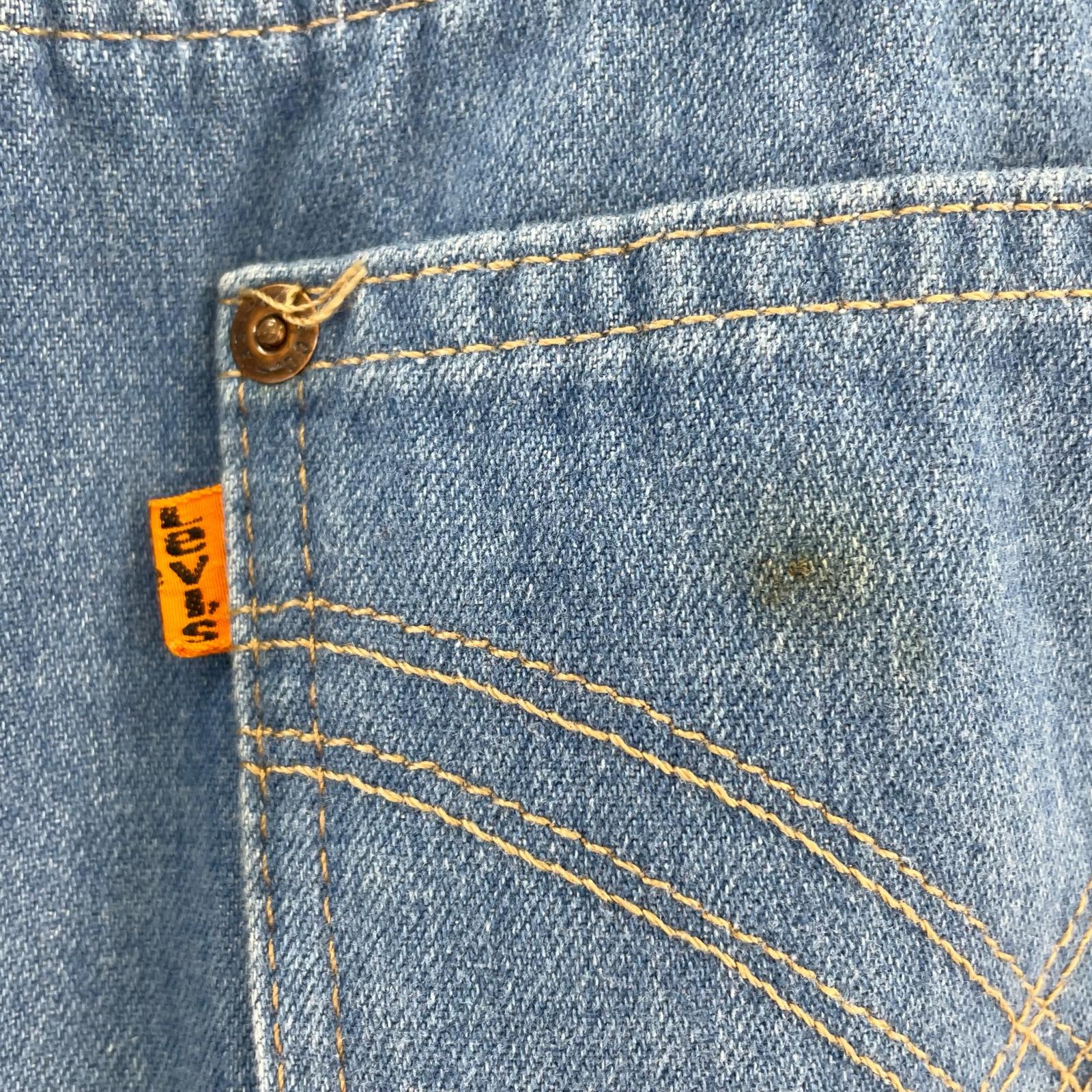 デニムパンツ 80s LEVIS FOR MEN オレンジタブ ブルー