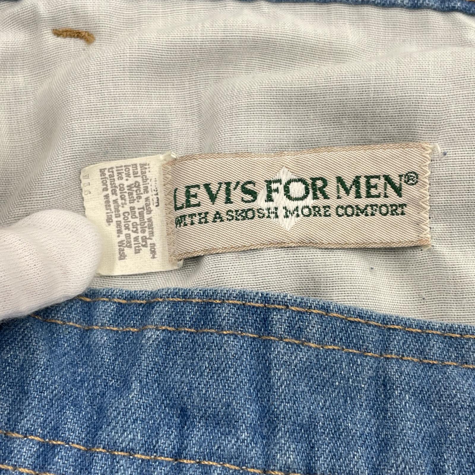 デニムパンツ 80s LEVIS FOR MEN オレンジタブ ブルー