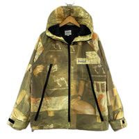 ジャケット 総柄中綿ジャケット XL