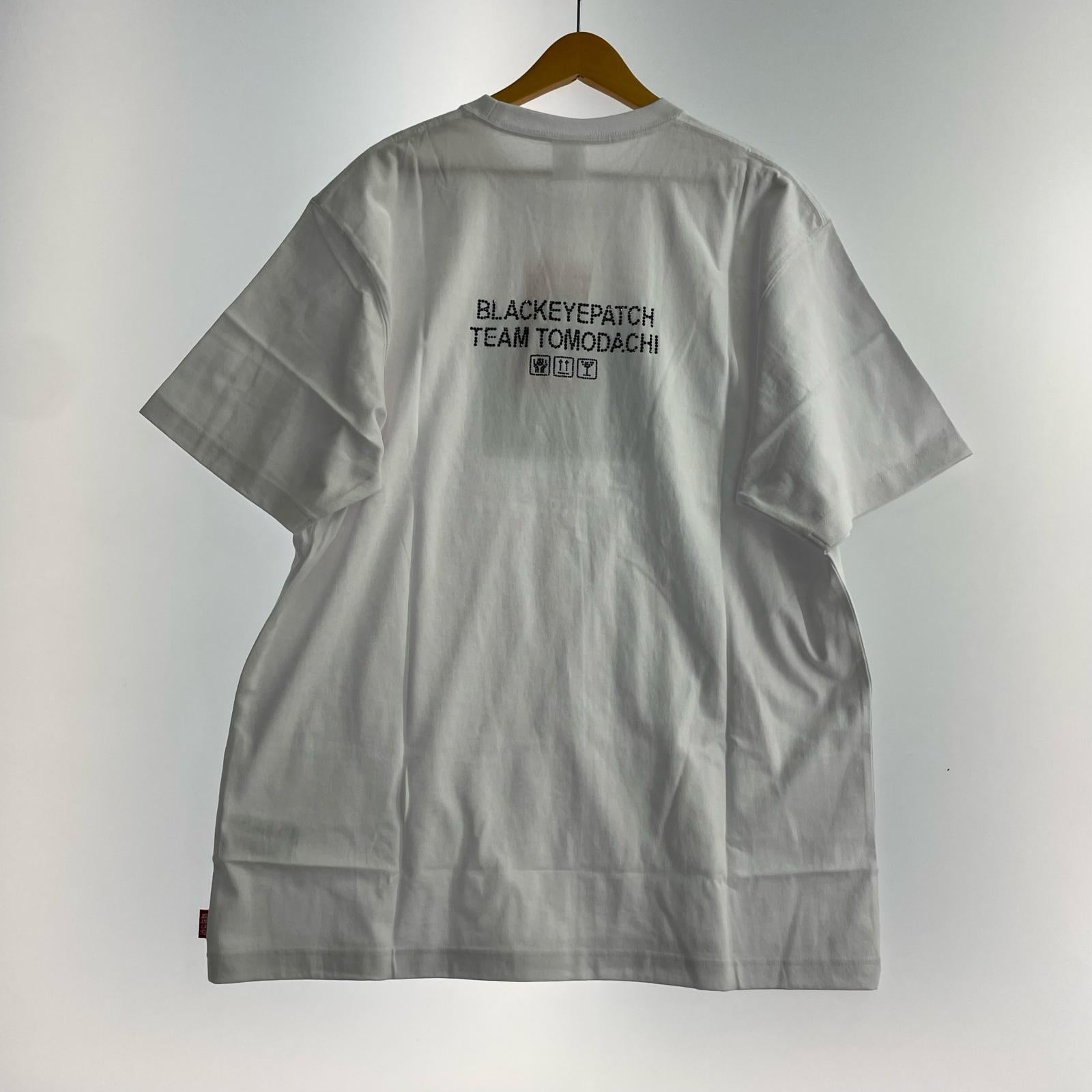 半袖Tシャツ ×チーム友達 ラインストーンtee XL ホワイト
