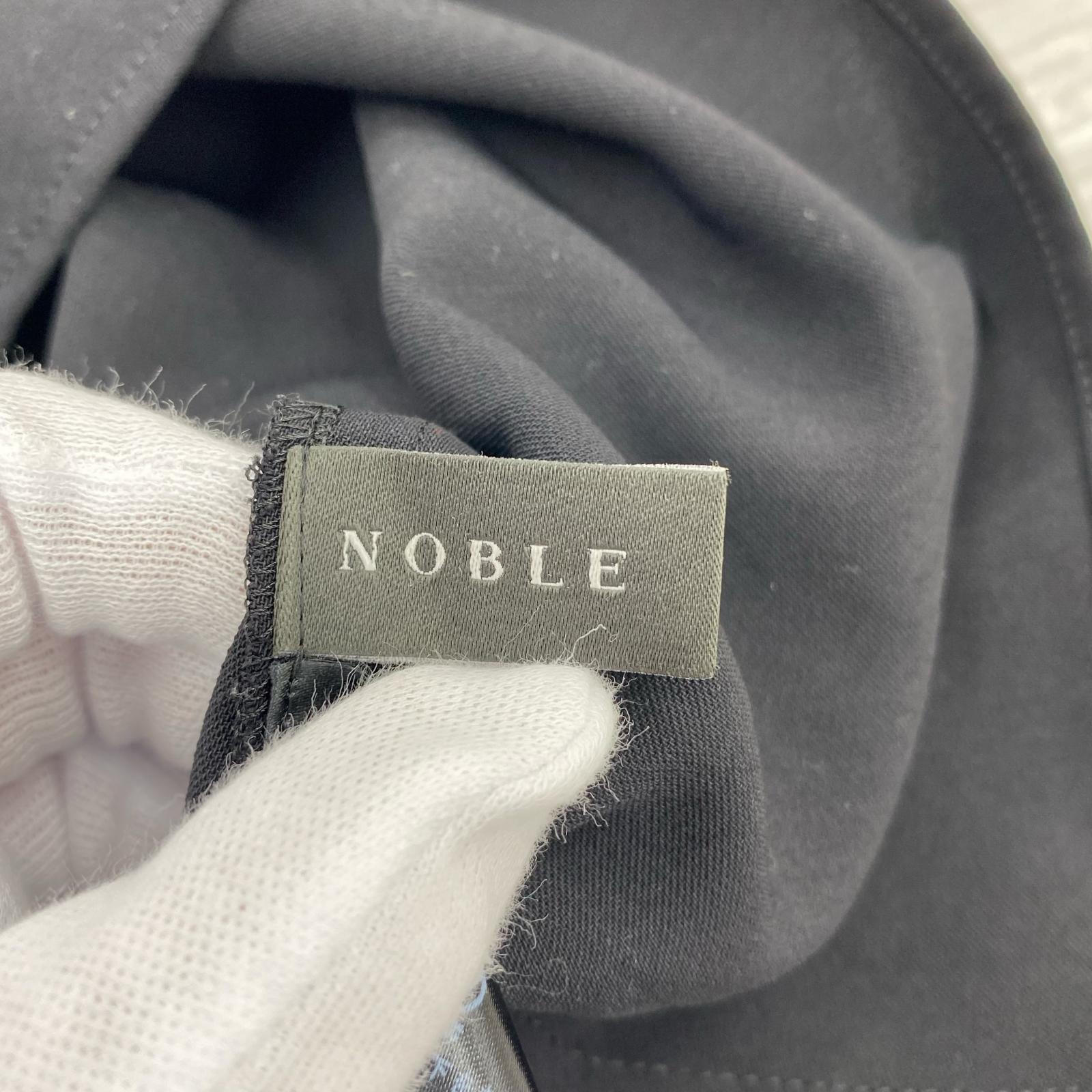タンクトップ NOBEL ソフトツイルケープブラウス ブラック ブラック