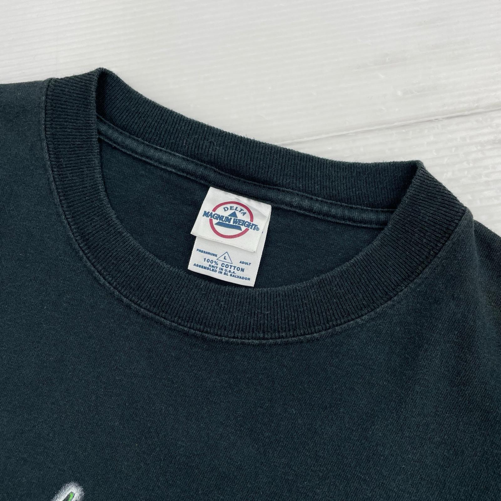 半袖Tシャツ 90s EVANGELION エヴァンゲリオン アニメTee L ブラック