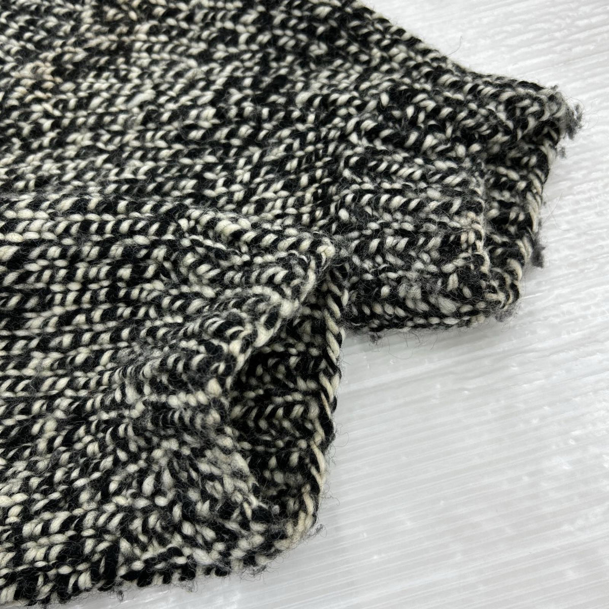 ニット SEEALL HAND OVERSIZED HIGH NECK SWEATER ブラック