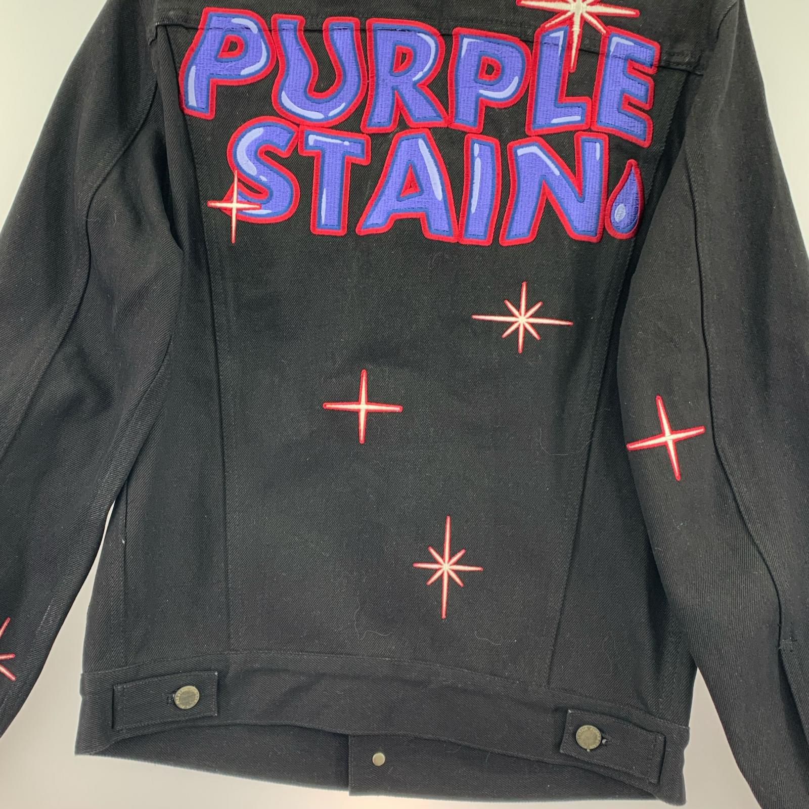 ジャケット Spray Logo Denim Jacket 1 ブラック