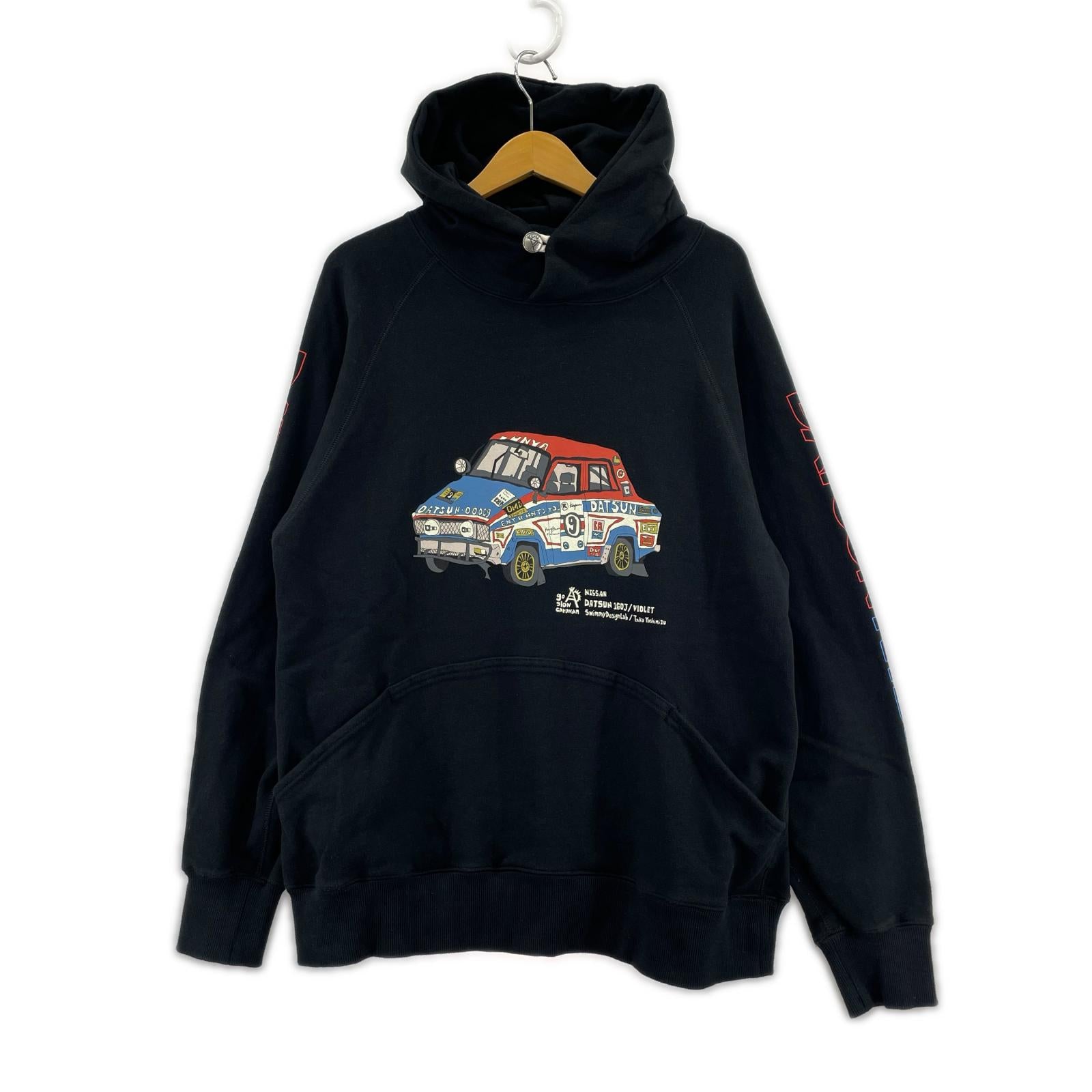 パーカー NISSAN HOODIE BLACK 4 ブラック