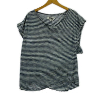 半袖Tシャツ ボーダーノースリーブ Tee S BLU S