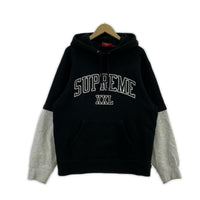 パーカー Supreme 20ss XXL Hooded Sweatshirt M ブラック×グレー M ブラック