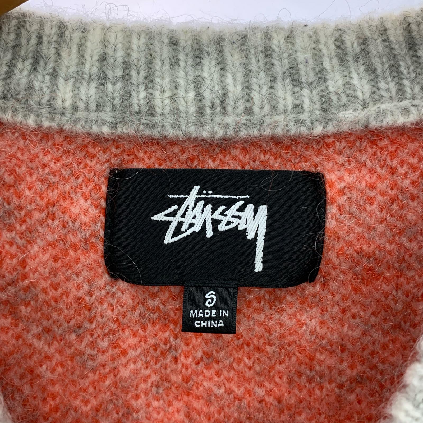 ニット STUSSY 25AW MOHAIR FLOWER SWEATER S グレー