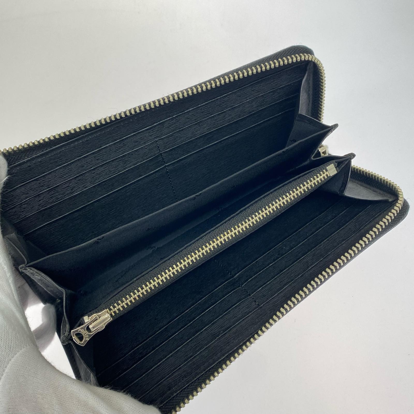 長財布 CURRENT 長財布 黒 ブラック