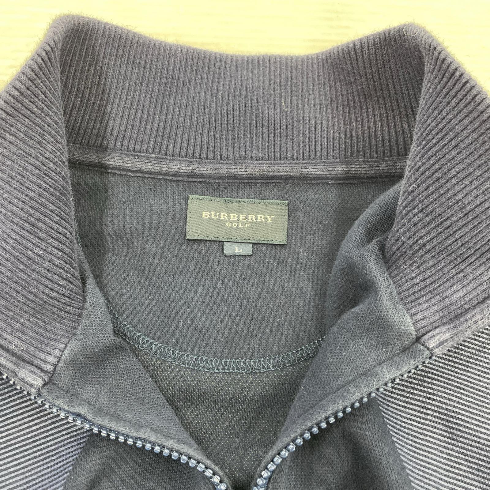 ワンピース GOLF ハーフジップ(L) L ネイビー