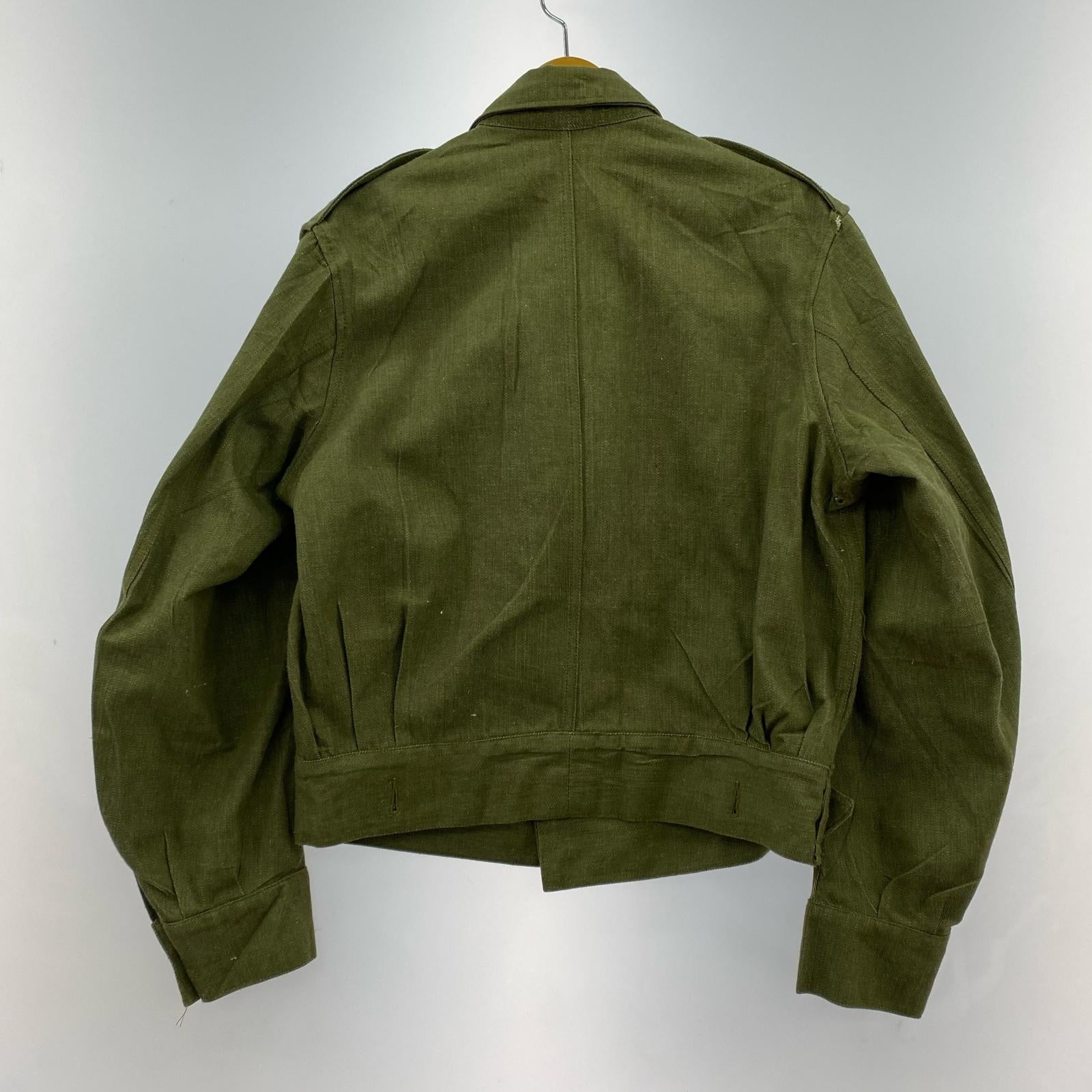 ジャケット 50s British Army overalls denim blouses グリーン