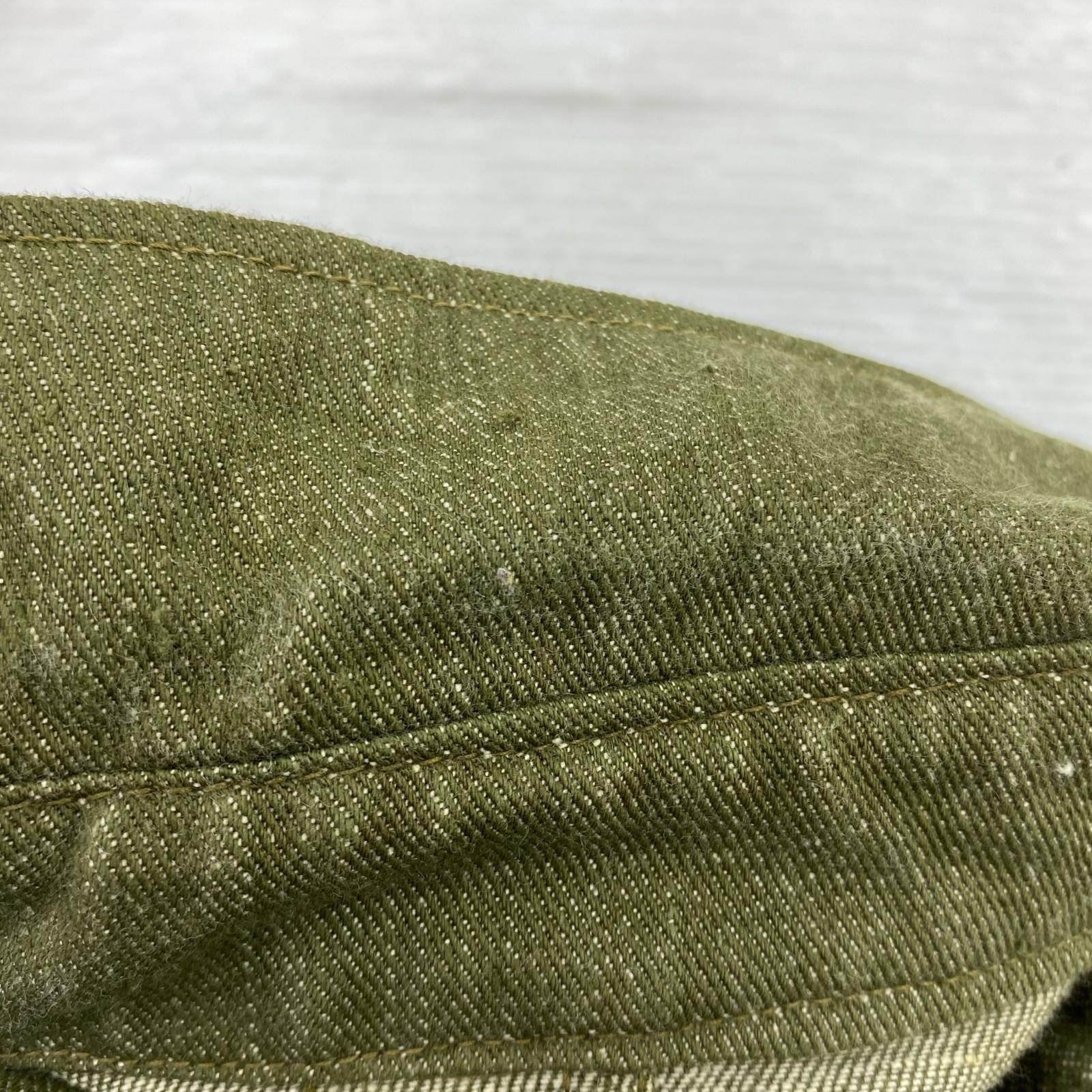 ジャケット 50s British Army overalls denim blouses グリーン