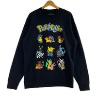 スウェット PARADISE NYC POKE-DIS スウェット L ブラック