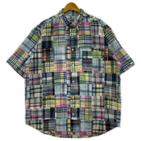 半袖シャツ GOODENOUGH Patchwork Madras S/S Shirt L マルチカラー
