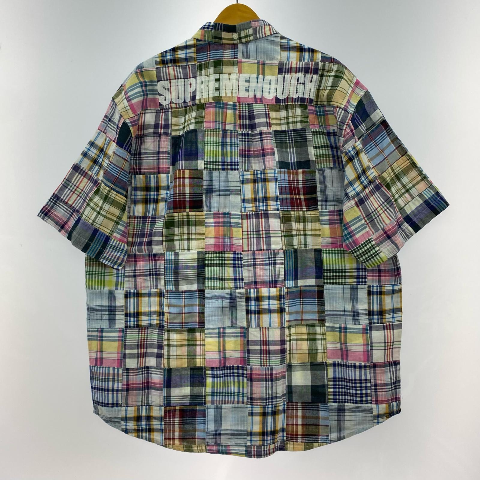半袖シャツ GOODENOUGH Patchwork Madras S/S Shirt L マルチカラー