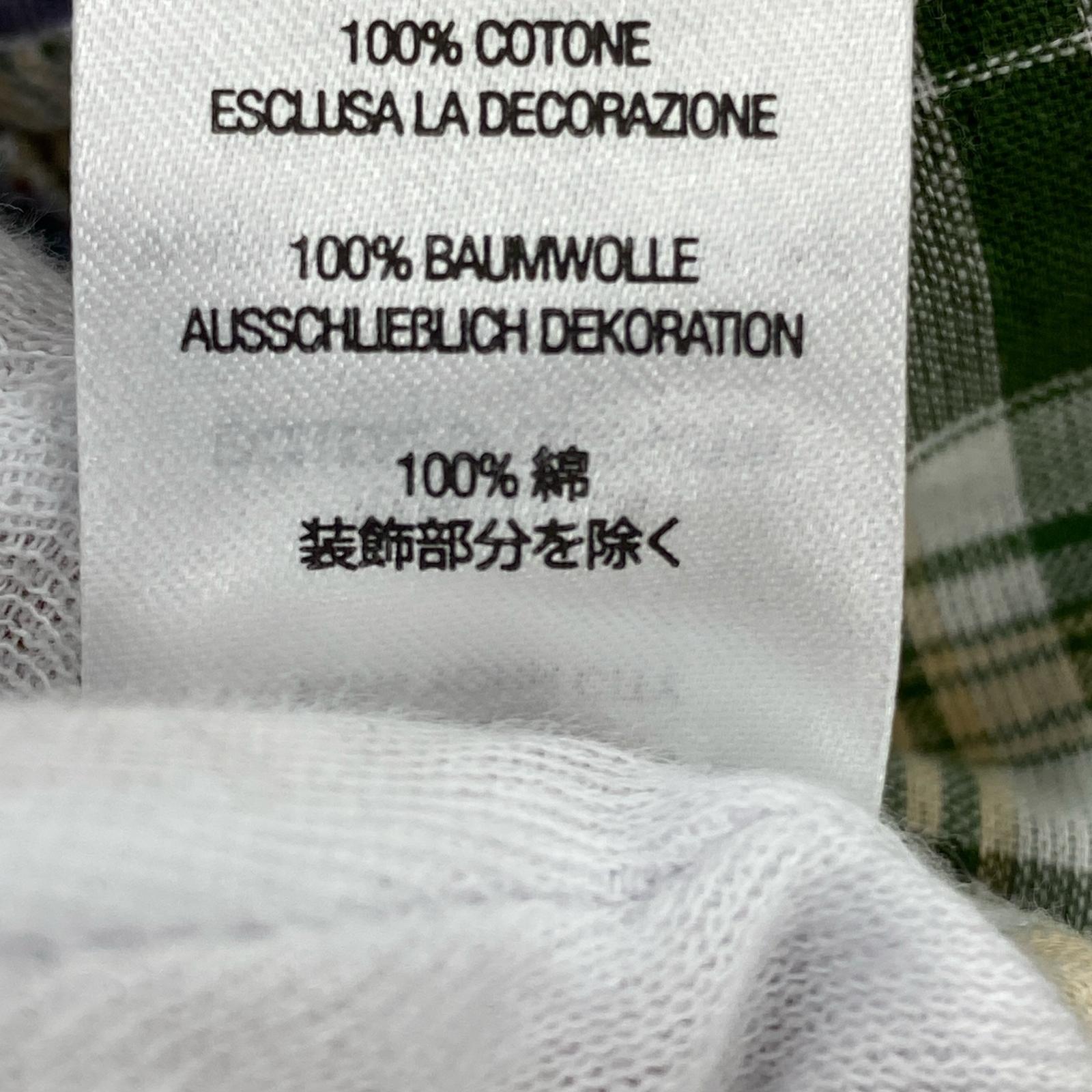 半袖シャツ GOODENOUGH Patchwork Madras S/S Shirt L マルチカラー