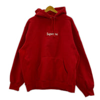 パーカー Box Logo Hooded Sweatshirt FW23 L レッド